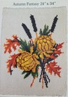 New Caron Autumn Fantasy Latch Hook Rug Pattern Canvas 24  X 34   Number 3077