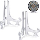 2pcs Small Clear Acrylic Plate Stands For Display 3 Inch Acrylic Easel Stand    