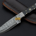 Custom Handmade Damascus Steel Blade Survival Knife  Hunting Knife Camping Knife