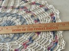 Lot Of 7 Vintage Doilies Various Colors  Sizes  Shapes Cottage Core Granny