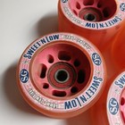 Sure-grip Sweet N Low 58mm Low Rider Skate Wheels Set Of 8 Orange Roller Derby 
