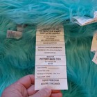 Pottery Barn Teen Feathery Faux Fur Bean Bag Cover Blue Large Nwot 