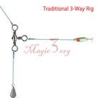 Rolling Barrel Swivels Heavy Duty Ball Bearing Snap Link Rings Sea Carp Fishing 