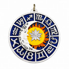 Zodiac Sun Moon Astrology Ornament Celestial Horoscope Christmas Decor Fs