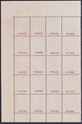 Gb 1867 Qv Victoria 2s Complete Pane Of 20 Mnh Modern Reproduction Stamp Sv