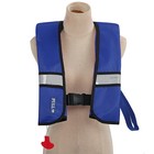 Automatic Inflatable Life Vest Adult Jacket With Reflective Sheet Pfd 150n Blue
