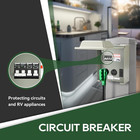 Rv Temporary Power Outlet Panel With Breaker  Etl Listed 20 30 50 Amp Rv Recepta