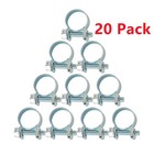20 Pack Fuel Injection Hose Clamp   Auto Fuel Clamps 19 32   13mm - 15mm  New
