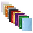 Foil Mylar Smell Proof Zipper Lock Bags Glossy Heat Sealable Storage Pouch