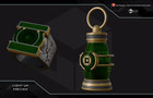 Green Lantern   Ring   Lantern Light Add On  3d Printed Cosplay   Display