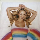 Rare Mariah Carey Poster Vintage 90s Double Sided Rainbow Sexy Promo Rainbow