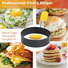 4 Inch Large Egg Rings For Frying Eggs  2 Pack Stainless Steel Egg Cooking Rings