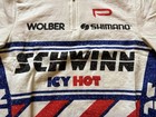 Vintage Schwinn Icy Hot Long Sleeve Pullover Cycling Jersey Shimano Paramount M