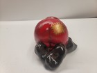 Christmas Elf  Gnome Hand Painted Ceramic Figurine Santa 1970 Vintage Decor