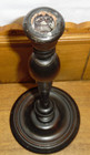 Vintage   Antique Turned Wood Candlestick - 16  