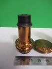Antique Powell Brass Uk Objective Rare Microscope Part As Pictured R2-b-28