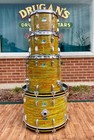 1970s Ludwig Big Beat Drum Set Citrus Mod 22 12 13 16 Bun E  Carlos