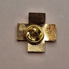Us Red Cross Enamel Pin Vintage Military Hat Badge Volunteer Badge