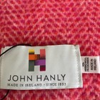 John Hanly Merino Wool Cashmere Blend Throw Blanket Herringbone