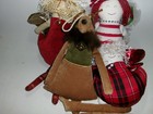 Woof   Poof Lot Of 4     3 Christmas Angels    1 Reindeer     Used     Normal Wear