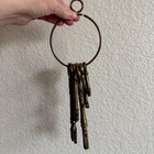 Antique Skeleton Keys Lock Keys Old Keys Vintage Lot Of 5 Brass