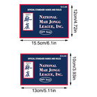 Mah Jongg 2025 Large Size Card Mah Jongg Card National Mahjong Cards