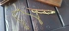 Vintage Metal Sailor Nautical Maritime Whistle With Wooden Box