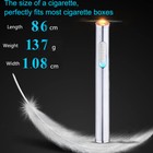 Electric Flameless Windproof Usb Lighter Rechargeable Slim Cigarette Lighters