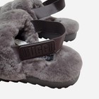Ugg 1122550 Gray Fur Slide Women s Slippers Size 9 Shearling Comfort