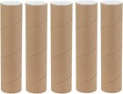 Mt Products Kraft Mailing   Shipping Tubes With End Caps 2 X 15 - Pack Of 50