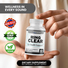 Ring Clear Supplement Ear Health Support   Tinnitus Relief - 2 Bottles