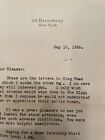 John D  Rockefeller Jr  Signed Letter - May 1926-    26 Broadway    Standard Oil Hq