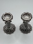 925 Handmade Sterling Silver Shabbat Candlestick Filigree Artisan  Yemenite Art