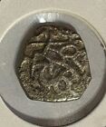 850 - 1000 Ad India          Ancient Silver Coin   Samanta Deva Horseman And Bull