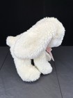 Russ Berrie Karat White Pink Bunny Rabbit 11  Plush Stuffed Animal Toy