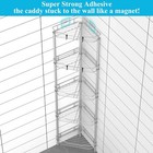 5 Tier Floor Standing Corner Shower Caddy Organizer Shelf With Hooks
