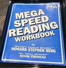 Mega Speed Reading By Howard Berg   Kevin Trudeau  6 Cassettes Vhs  Workbook 