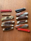 Estate Lot Of 12 Vintage Pocket Knives Case Boker Parker Camo Old Timer Camco   