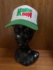 Vintage Mountain Dew Patch    Green Trucker Cap Hat 1970s 80s