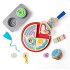 New Melissa   Doug Wooden Birthday Play Set Blue Kitchen Baking Cupcakes Kids