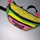 Vtg 1990 New Kids On The Block  nkotb  Neon Fanny Pack Colorblock