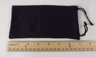 3ct Black Microfiber Sunglass Eyeglasses Carrying Pouch Case Bag Storage Sleeve