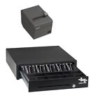 Pos Hardware Bundle For Square Stand - Cash Drawer  Receipt Printer   scanner 