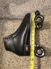 Riedell  Black Roller Skates  Pacesetter Wheels  Sure-grip Plate  Size 10