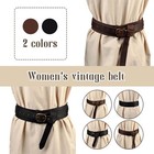 Buckle Waist Larp Sca Leather Belt Viking Renaissance Cosplay Medieval Costume