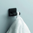 Towel Hook  1  Matte Black  Necessary For Family Storage 