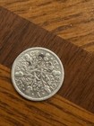 1928 Great Britain Uk Silver Six Pen Ce United Kingdom King George 1928 V Coin