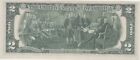Super Nice Raw  2 Bill With Minor Misaligned Overprint Error Uncirculated