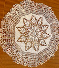 Lot Of 5 Vintage French Crocheted  Embroidered  3 Doilies  2pieces Of Collar