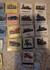 Vtg Lot  23  Unstruck Full Matchbooks Classic American Cars Trains Automotives